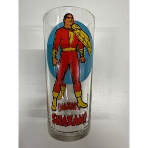 Vintage 1976 SHAZAM Pepsi Super Series National Periodical Publications Glass
